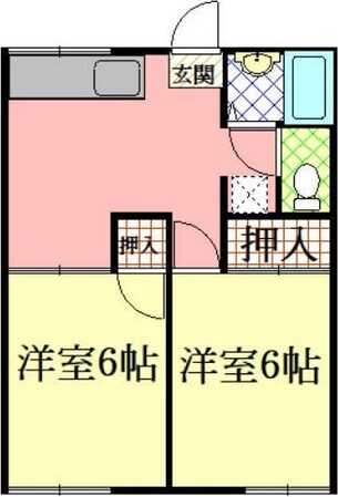 ベルゾーネ原島の物件間取画像